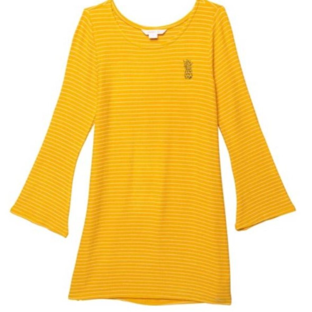 O'Neill Oneill Shirt Leighton Stripes Adorable Shirt Girls Size Large NEW